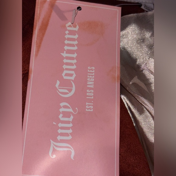 Juicy Couture Rust Faux Suede Fringe Jacket NWT L Western Boho Trucker Style - Picture 12 of 14